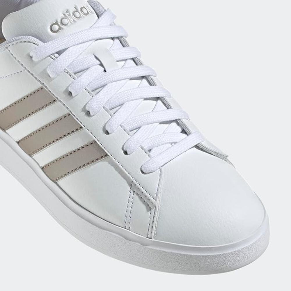 NWT adidas Women's Grand Court 2.0 Tennis Shoe,whiteplatinum -SZ 11 - Picture 5 of 6